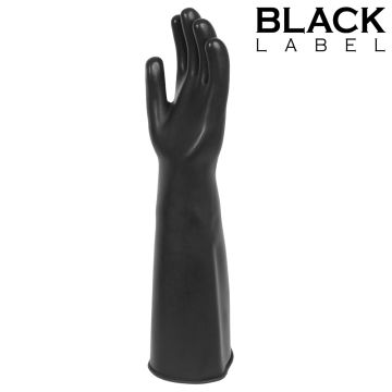 Black Label Dikke Industriële Rubberen Handschoenen Maat 9