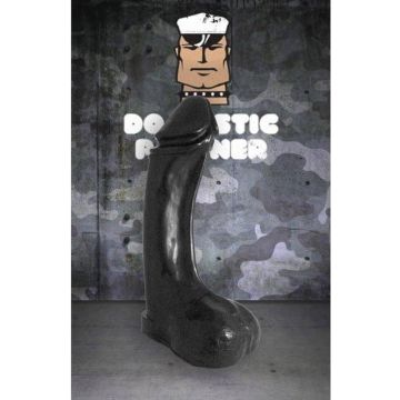 Domestic Partner Gigantische Dildo Mission Impossible Zwart - 44 cm