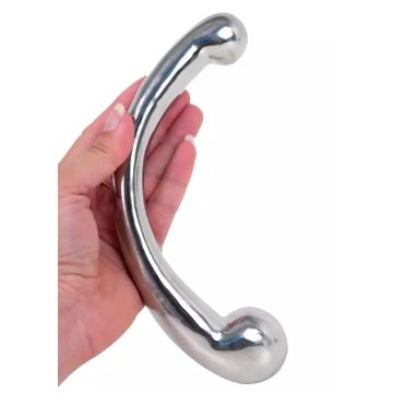 RVS Curve Steel Dildo