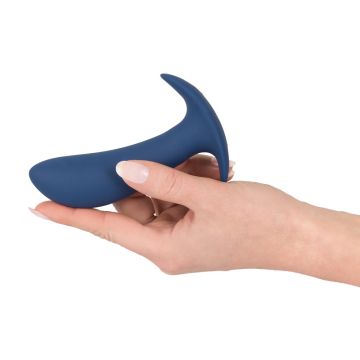 Vibrerende Buttplug - Blauw