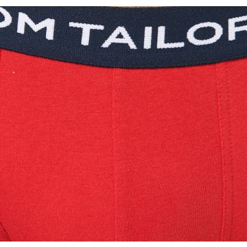 Tom Tailor Boxershort 3 Pack Red-Navy-Green