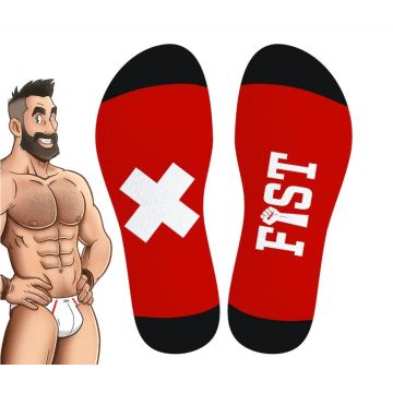 SneakXX Football Sokken FIST One Size - Rood