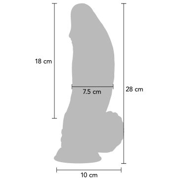 Vibrerende Monster Dildo Demon Hidden Desire Extreme