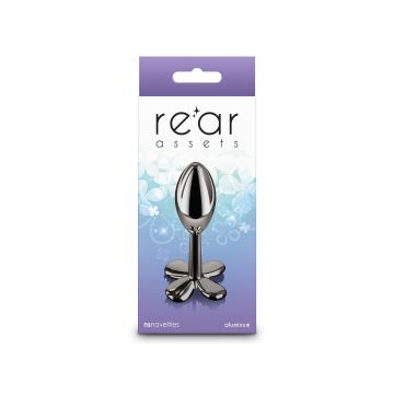 Buttplug Rear Assets Clover - Zwart