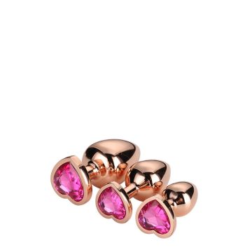 Buttplug Set Gleaming - Rose *