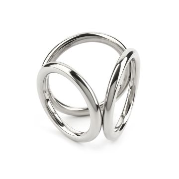 RVS Cockring Triple