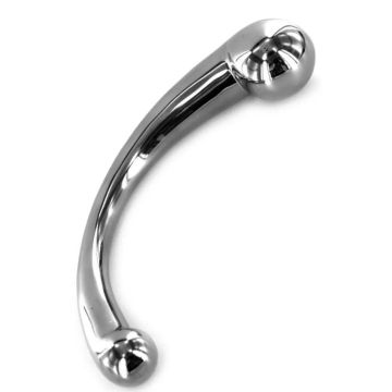 RVS Curve Steel Dildo