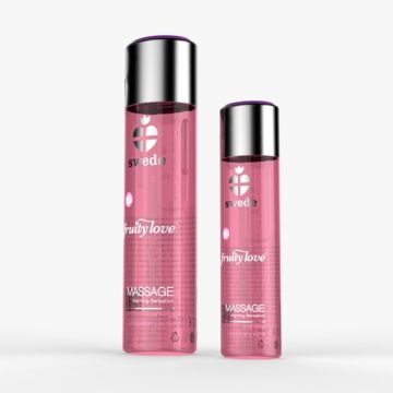 Bruisende Aardbeienwijn Waterbasis Massagmiddel- 120 ml*