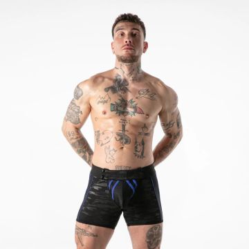 Locker Gear Full Military Access Boxershort - Zwart/Blauw