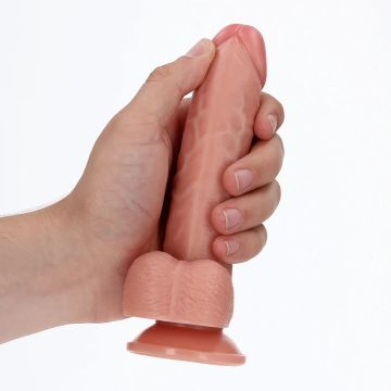 Realistische Dildo met Ballen - 15.5 cm