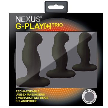 Nexus - G-Play Trio Plus Unisex Buttplug Set