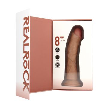 Roterende Realistische Vibrator 20.5 cm - Getint