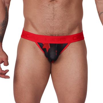 GIGO Jockstrap met Sterrenpatroon Star - Rood