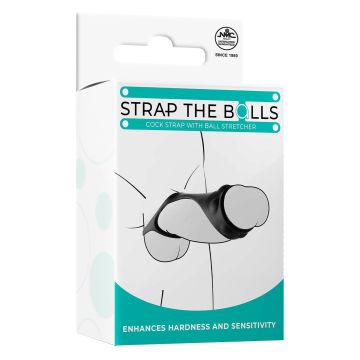 Cockstrap Met Ballstretcher Zwart
