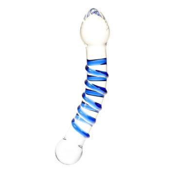 Dubbele P-Spot Glazen Dildo