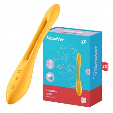 Satisfyer Elastic Joy Multi Vibrator - Oranje