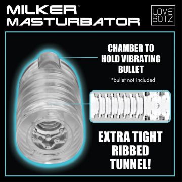 Masturbator Milker TPE - Transparant