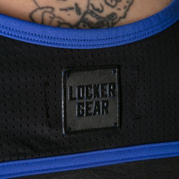Locker Gear Full Military Access Tank Top - Zwart/Blauw