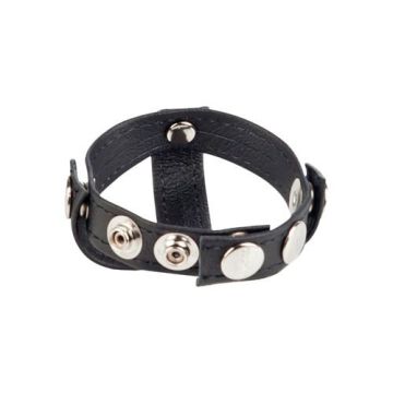 Colt Leren Cock- en Ballstrap, H-Piece Devider