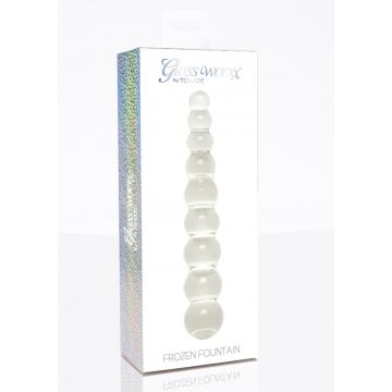 Glazen Anal Beads Frozen Fountain*