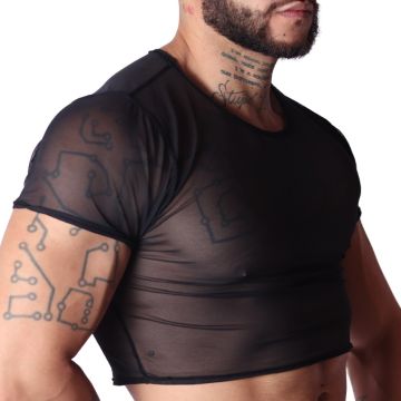 GIGO Crop Top Spectrum - Zwart