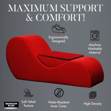 Love Couch Bedroom Bliss - Rood
