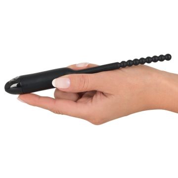 Vibrerende Siliconen XL Dilator met Beads