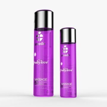 Zoete Framboos/Rabarber Waterbasis Massagemiddel- 120 ml*
