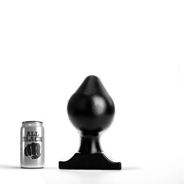 All Black Gerard Butt Plug - 12 cm
