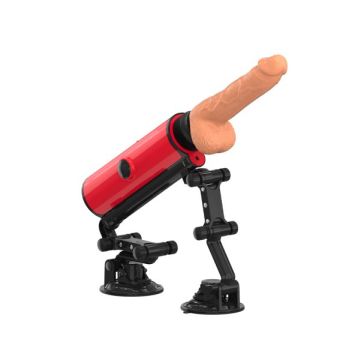 Dubbele Zuignap Fuckmachine ZSEX - Rood