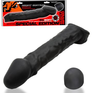 Penissleeve Muscle Ripped - Zwart