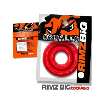 Rimz Big Softlips Cockring Rood - Oxballs