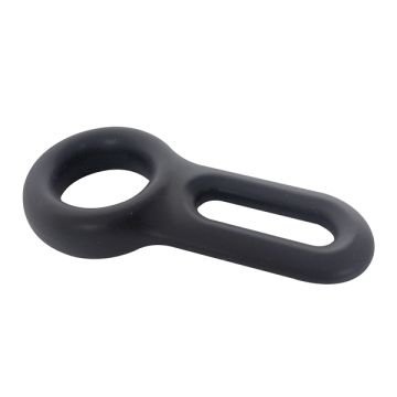 Brutus Siliconen Cockring Spannen - Zwart