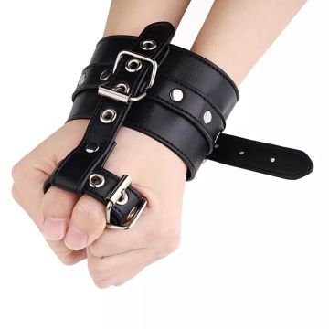 Enkele Handboei met Duimvergrendeling - Zwart