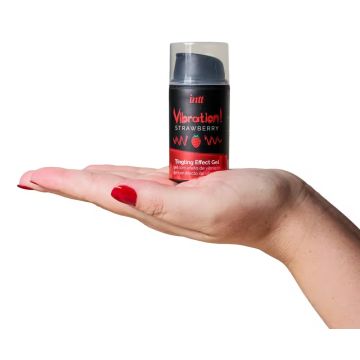 Intt Stimulerende Gel Vibration! - Strawberry 15 ml