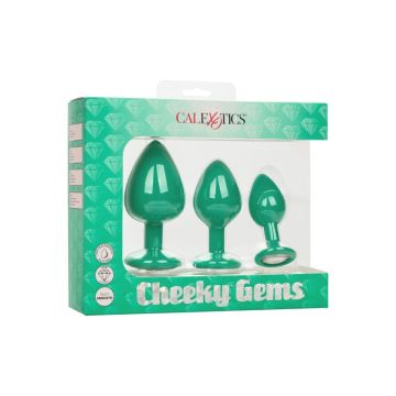 Buttplug set Cheeky Gems - Groen