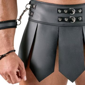 Svenjoyment Gladiatorrok en Borsttuig Set - Zwart