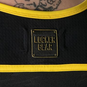 Locker Gear Full Military Access Tank Top - Zwart/Geel