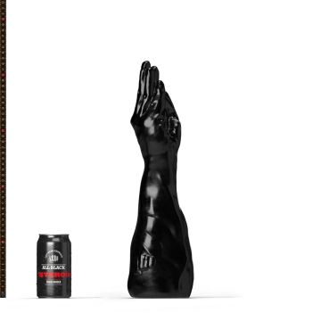 All Black Steroid Fisting Dildo Backstroke - Zwart