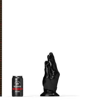 All Black Steroid Fisting Dildo Good Game - Zwart