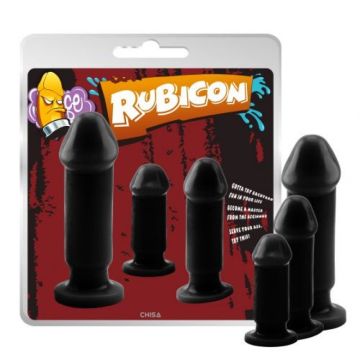 Anaal Plug Set Evil Plug - Zwart