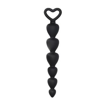 Siliconen Anaal Beads voor Beginners - Zwart