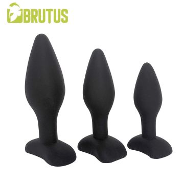Brutus Siliconen 3 Plug Ass Training Kit 