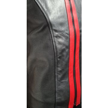 MisterMitch Leren Vest - Rood