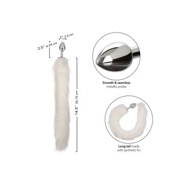 Buttplug CalExotics Running Wild Tail - Wit