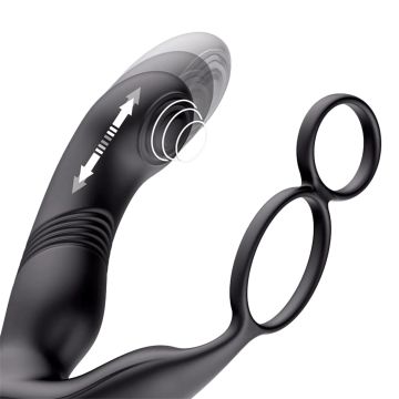IntoYou Stotende en Kloppende Prostaatmassager met Afstandsbediening - Astex
