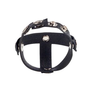 Colt Leren Cock- en Ballstrap, H-Piece Devider