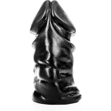All Black Samuel Dildo Zwart - 32 cm