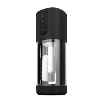 CRUIZR Verwarmende, Strelende en Vibrerende Masturbator CX11 - Zwart