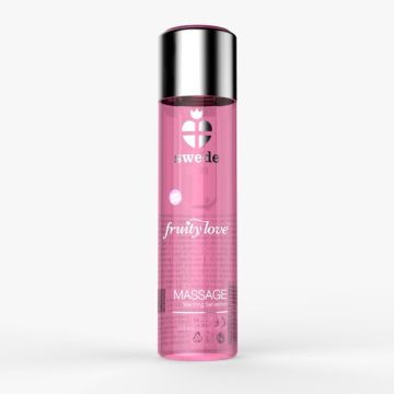 Bruisende Aardbeienwijn Waterbasis Massagmiddel- 120 ml*
